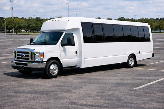 25-passenger minibus available for charter in Orange, CA